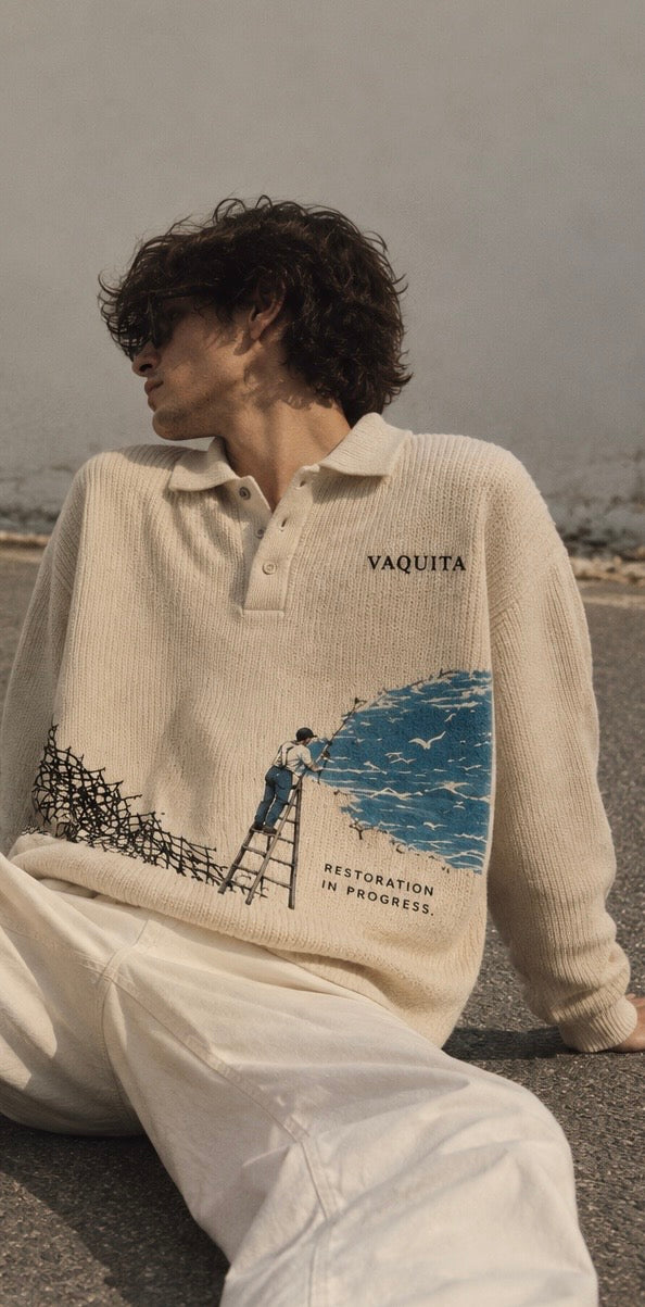 Coastal Restoration Knit Polo 1